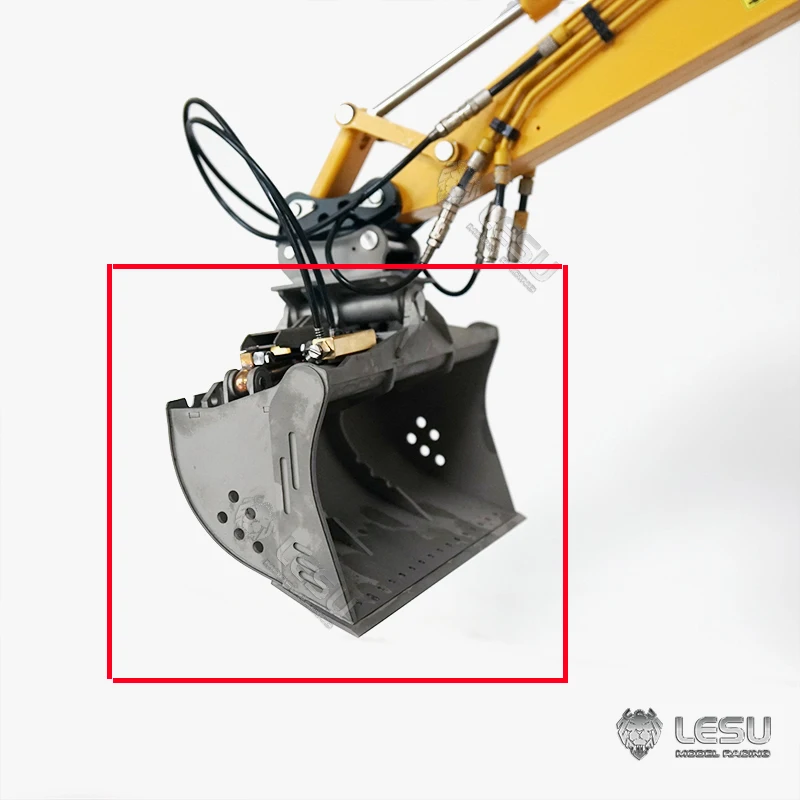 Metal Hydraulic Tiltable Bucket Esu 1/14 RC Pc360 Ac360 Excavator Model Outdoor Toys TH17163