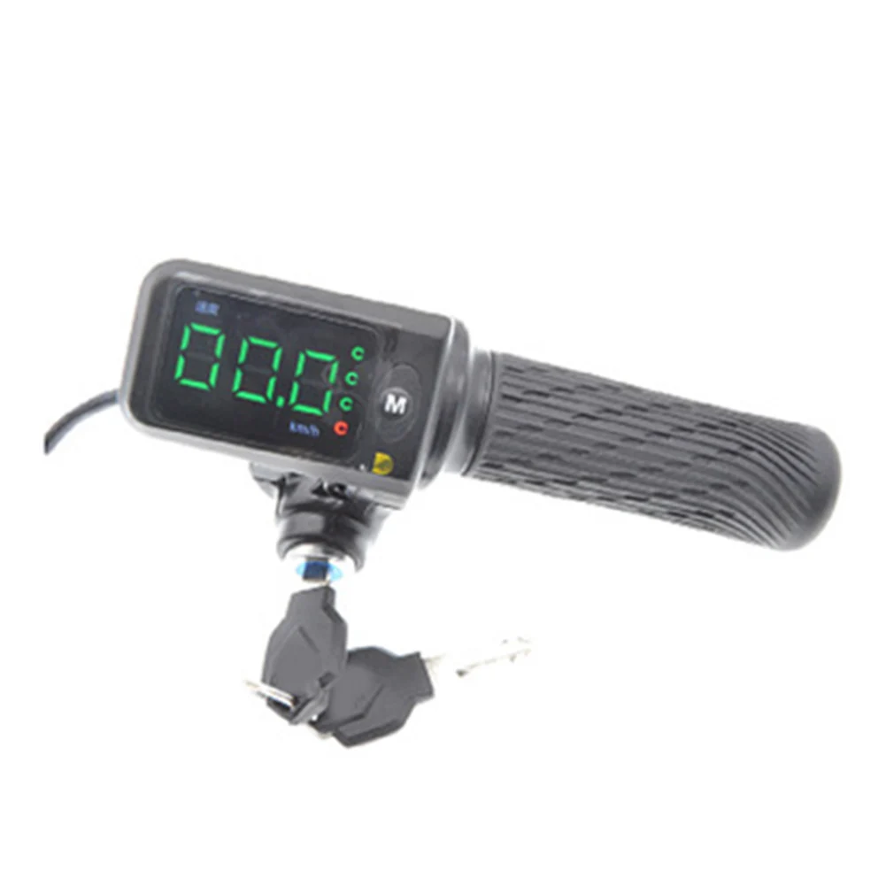 Electric Scooter Throttle Control Set With LCD Display Six Pin & Eight Pin (Suitable For E Bikes Motorcycles Scooters)