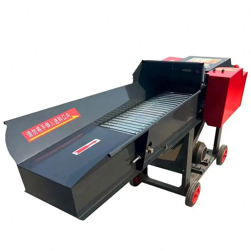 Agricultural Highefficiency Dry and Wet Dualpurpose Corn Straw Crusher for Cattle and Sheep Feed Crushing and Cutting Grass