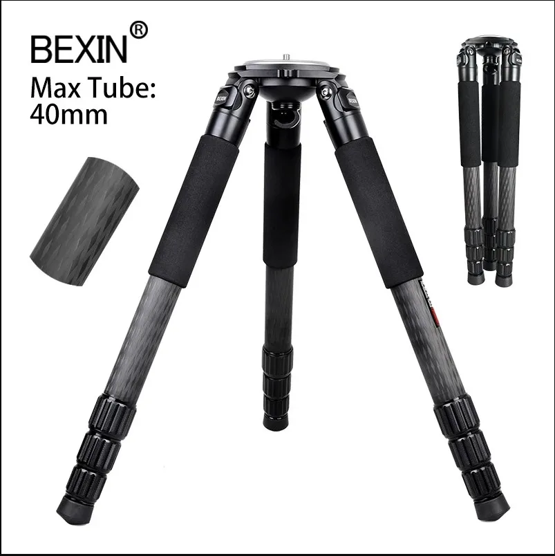 

Rugged Camcorder Photographic Carbon Fiber big Tripod professional Birdwatching heavy duty dslr video camera Tripod stand