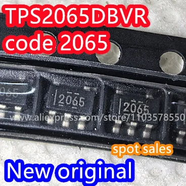 （10PCS） 100% Brand new original TPS2065DBVR code 2065 package SOT23-5 load driver IC chip TPS2065