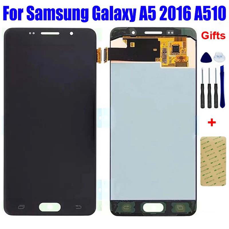 

For Samsung Galaxy A5 2016 LCD A510 A510F A510M A510FD LCD Display Panel Pantalla with Touch Screen Digitizer Sensor Assembly