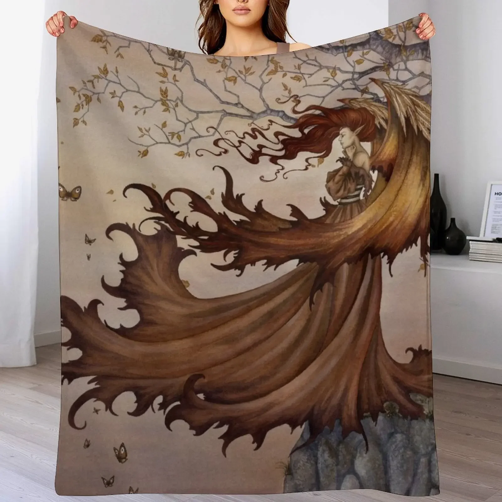 Passage to Autumn Throw Blanket Warm Single Blankets