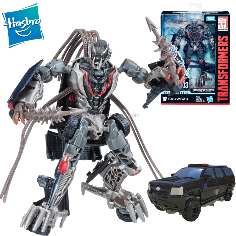 In Stock Hasbro Transformers Studio Series Dark of The Moon SS03 Crowbar Action Figure Model Collection Toy Gift