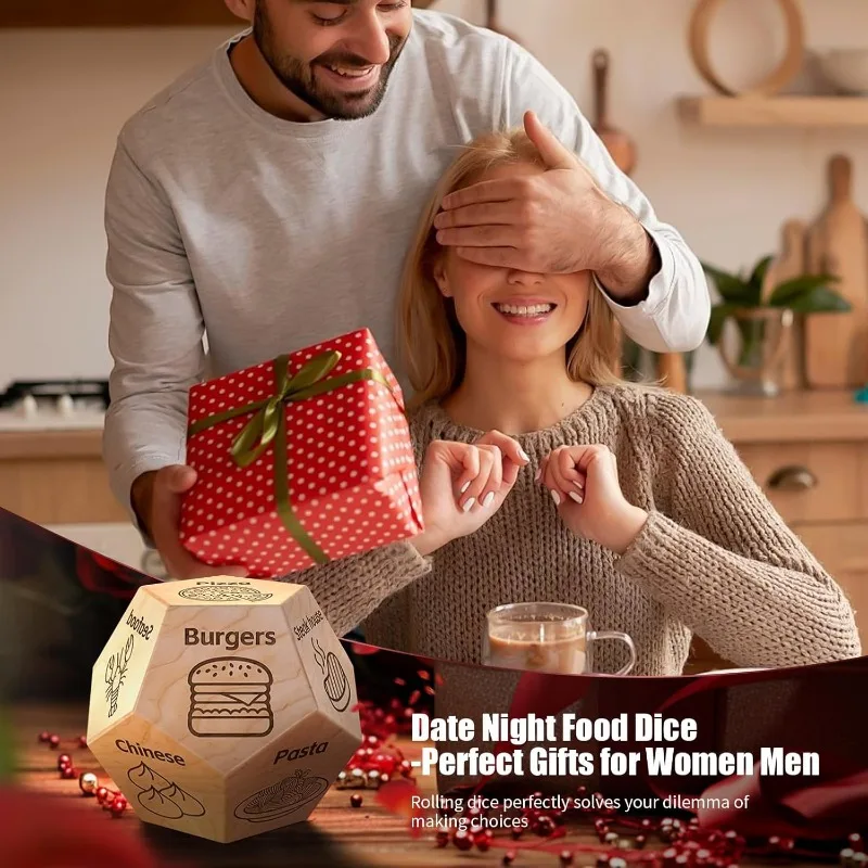 Würfel für Sie, Paare, Geschenkideen, Lebensmittel, Entscheidungswürfel, Spiele, Weihnachten, Geburtstag, Valentinstag, Geschenke für Ehefrau, Ehemann – Detail 4