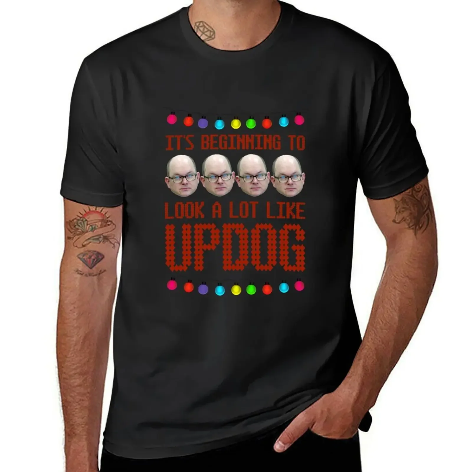 

What We Do In the Shadows Christmas Sweater Design It’s Beginning to Look Lot Like Updog Essential T-Shirt