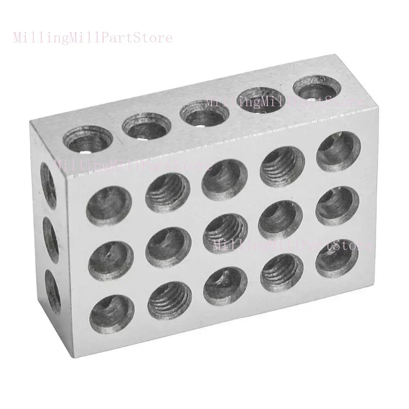 Décennie s de précision en acier trempé, allumer iste assortie de précision, outil de fraisage 0.0001, 23 trous, 25-Liqu75mm, combinaison CK, 1-2-3 blocs, 123 po, 2 pièces