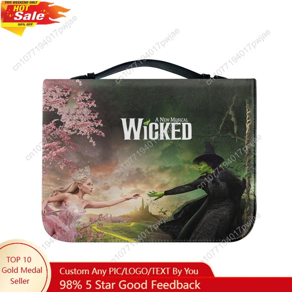 

Wicked the Musical Bible Bags Christian Gifts Personalized Cover Bible Pack Waterproof Leather Bag Pockets Package Case