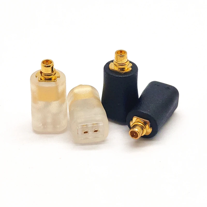 1 para 2-pinowych adapterów 0,78 mm do MMCX mmcx do 0,78 mm 2-pinowe złącze do konwersji interfejsu dla przewodów słuchawek produkcyjnych