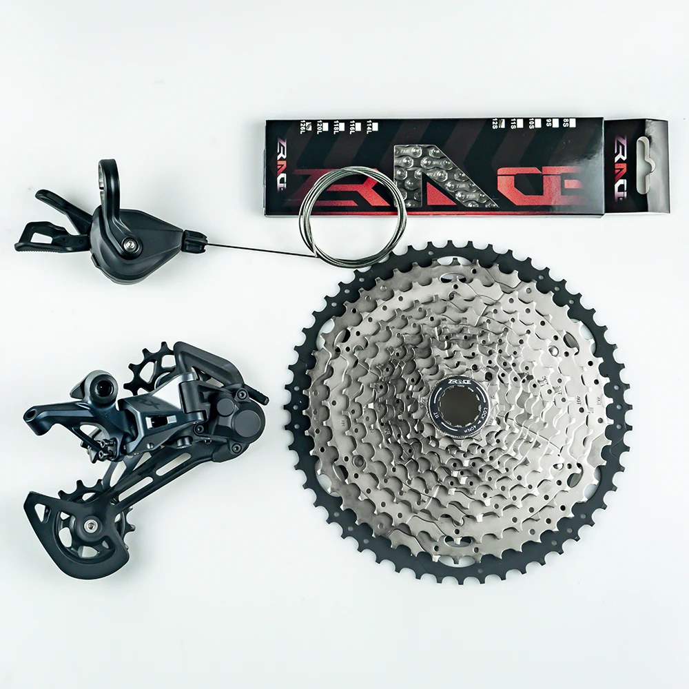 SLX M7100, SL-M7100-R + RD-M7100-SGS + ZRACE Cassette + ZRACE Chains - 1x12-speed,  4kit Groupset