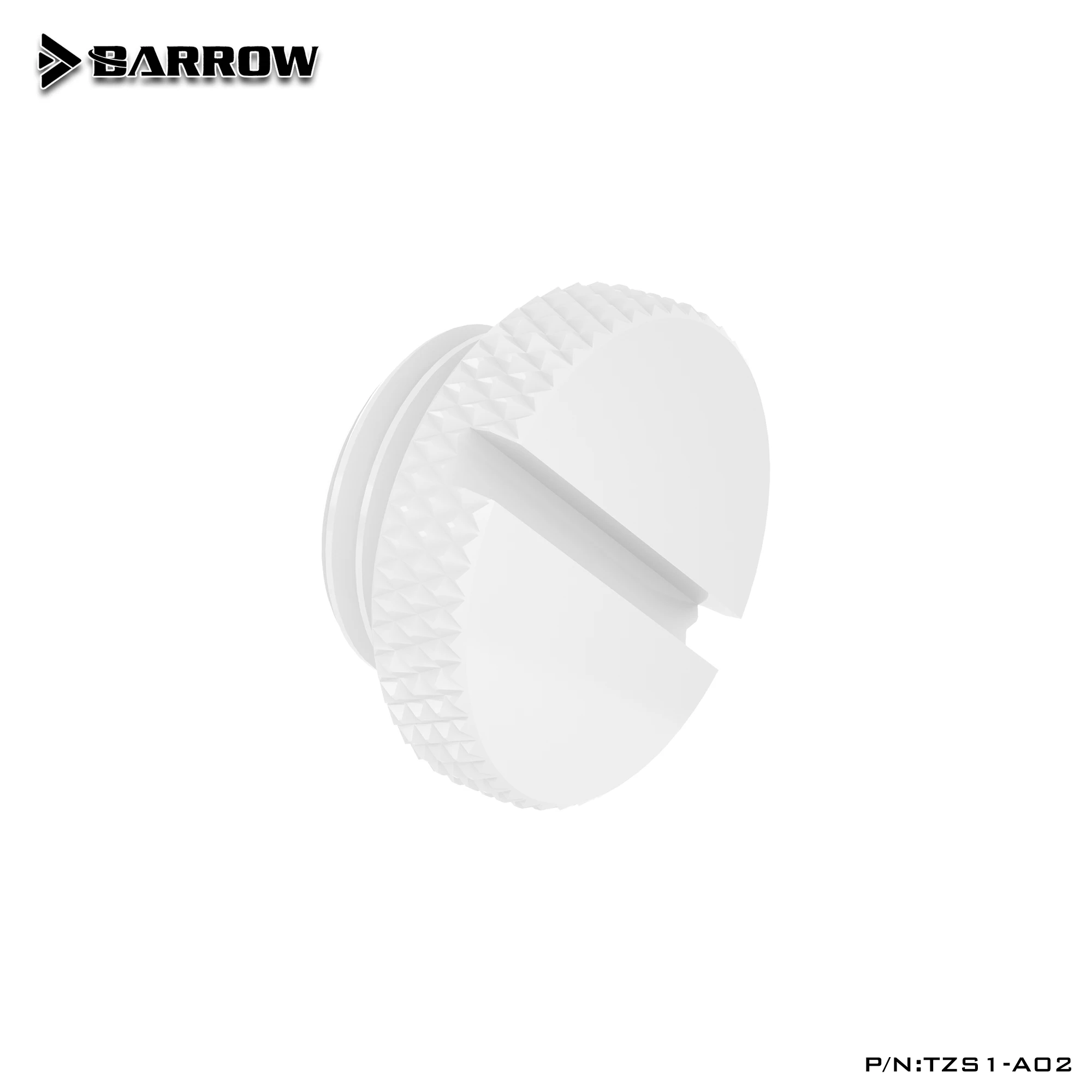 Barrow G1/4 "tappo di arresto raccordo-con fessura per monete nero, argento, bianco, oro per raffreddamento ad acqua trasparente TZS1-A02