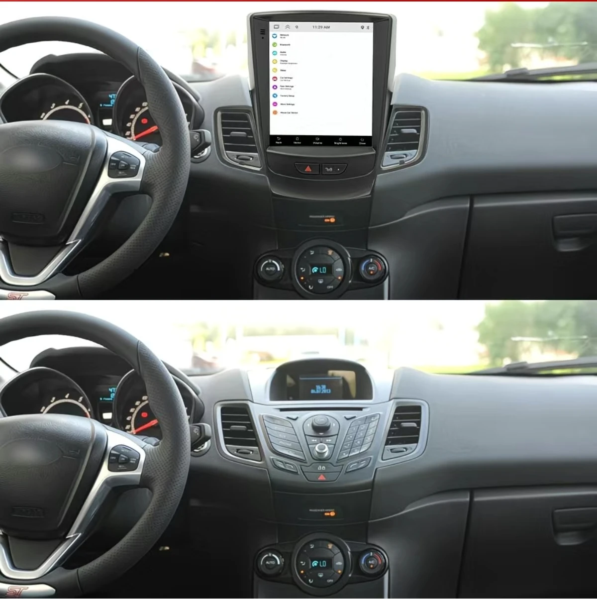 

Android 14 auto Car Radio Multimedia Video Player GPS Navigation stereo For Ford Fiesta MK 7 2009-2016 4G BT WIFI Carplay