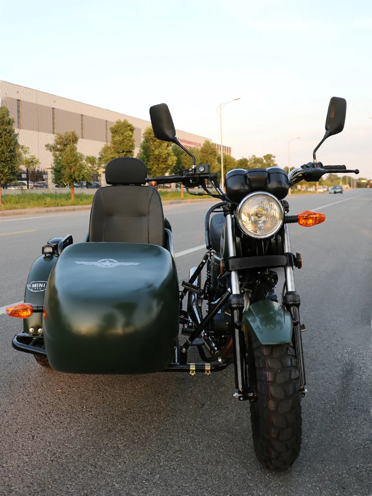 Sidecar Motorcycle Motor Sidercar Retro Biker's 200 Side Douguo Four Electric Injection Vehicle