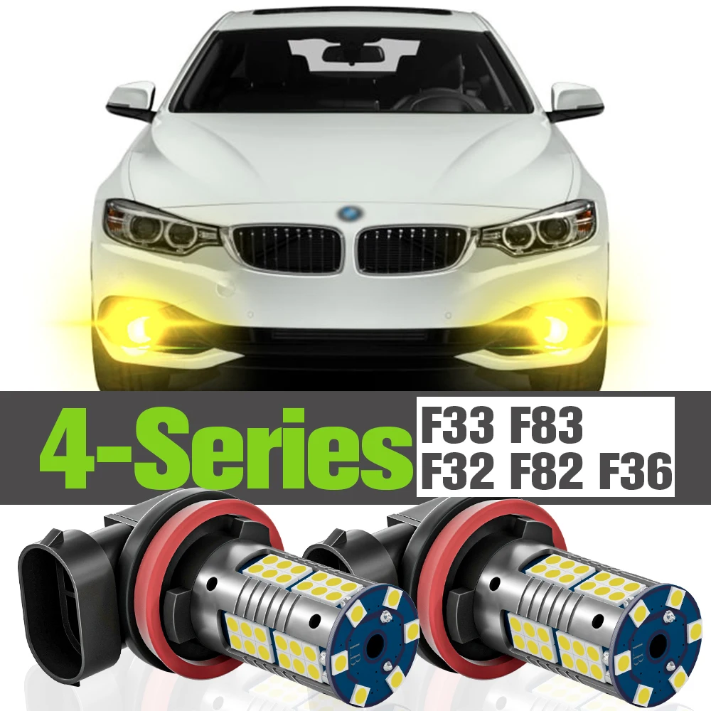 

2x LED Fog Light Accessories Lamp For BMW 4 Series F33 F83 F32 F82 F36 2013 2014 2015 2016 2017 2018