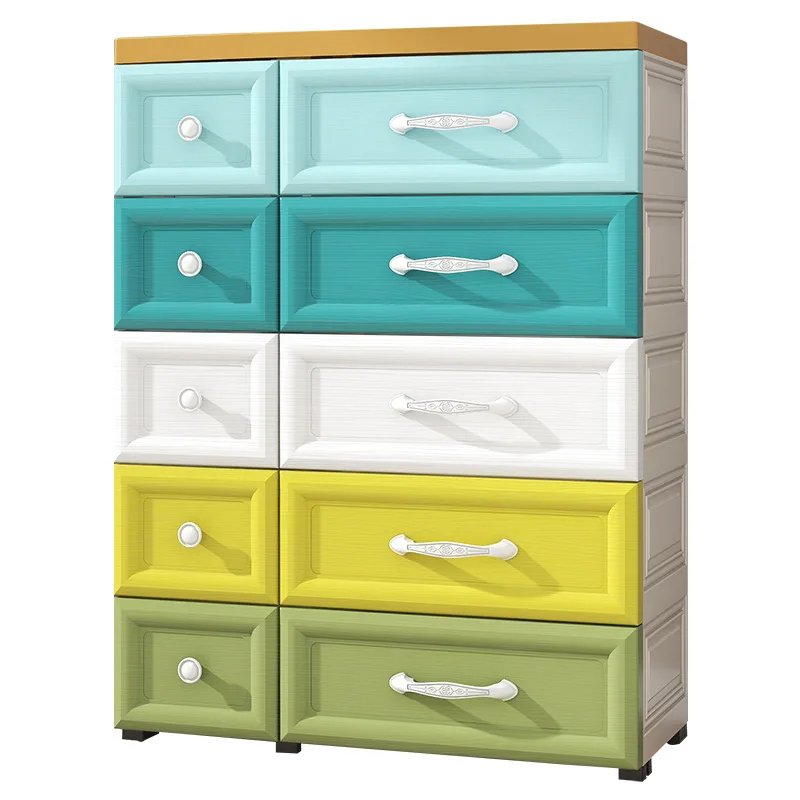 

European style multi-layer locker plastic drawer baby cloth plastic