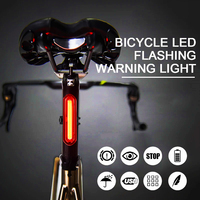 Night Cycling Taillight  LED Safety warning lamp waterproof Bicycle Rear lights outdoor flashing Front light e bike accessories