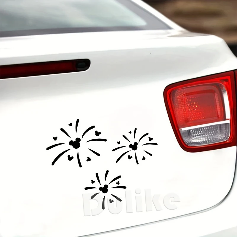 Mickey Mouse Head Vinyl Sticker Car Truck Window Decals,DIY Creative Decals For Laptop Mug Cup Decor