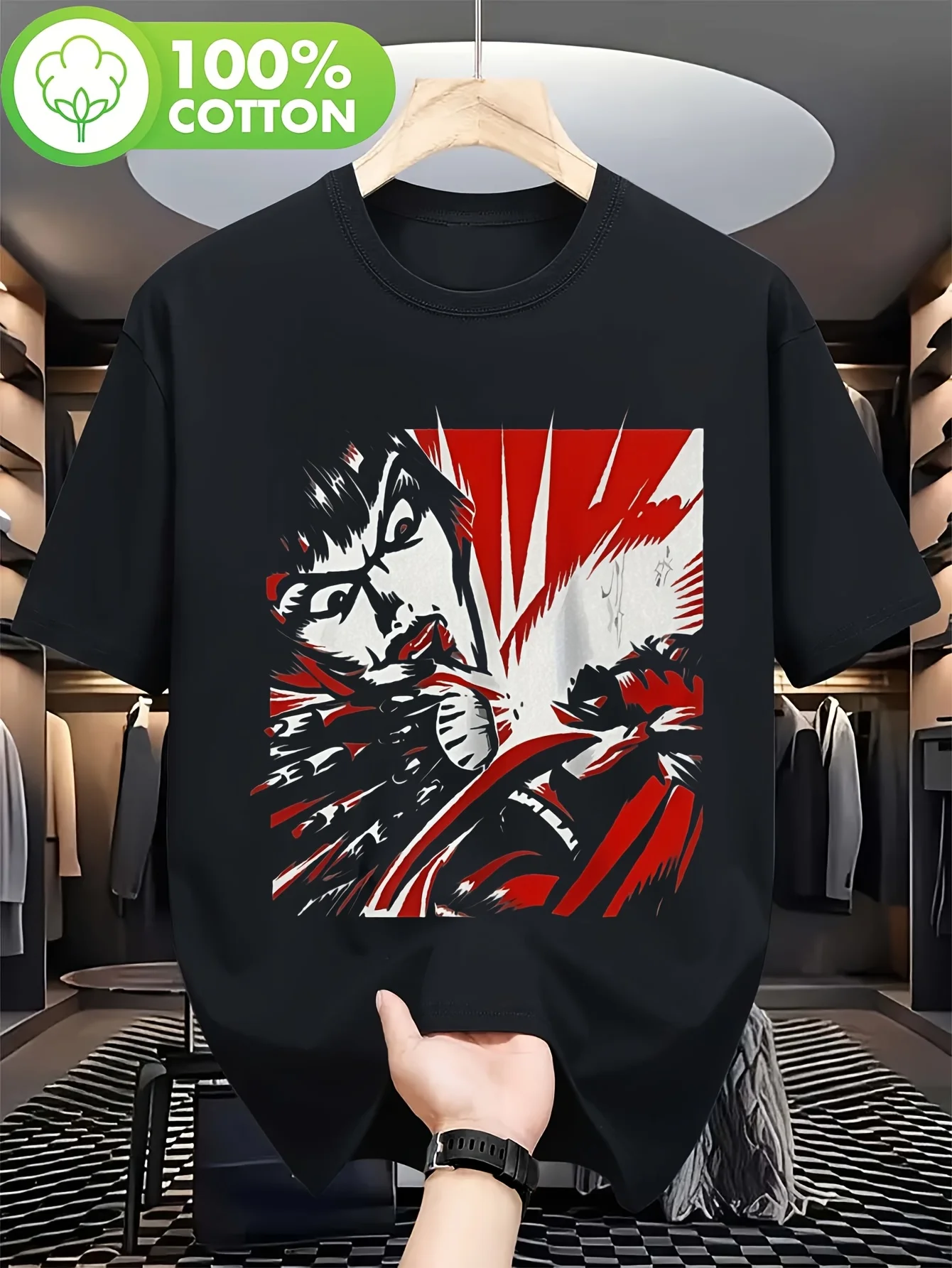 Ro Band Kmfdm Retro Y2K Pattern T-shirt for Men  Loose and Casual Street Style, Suitable for All Seasons, Music Fans Clothing