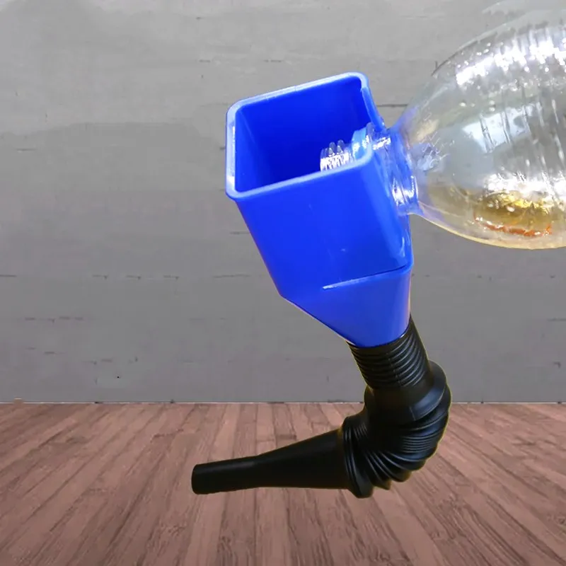 

1pcs Flexible Engine Refueling Snap Funnel for Car Motorcycle Truck Oil Gasoline Filling Extension Pipe Hose Funnels Draining