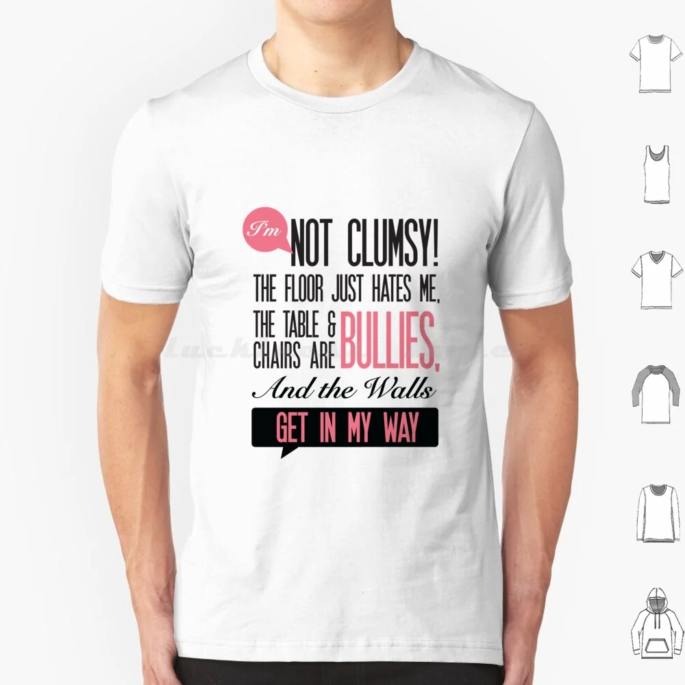 Clumsy Office Humour Print T Shirt Men Women Kids 6xl Screen Style Minimalist Funny Sayings Funny One Liner Funny Phrases Funny