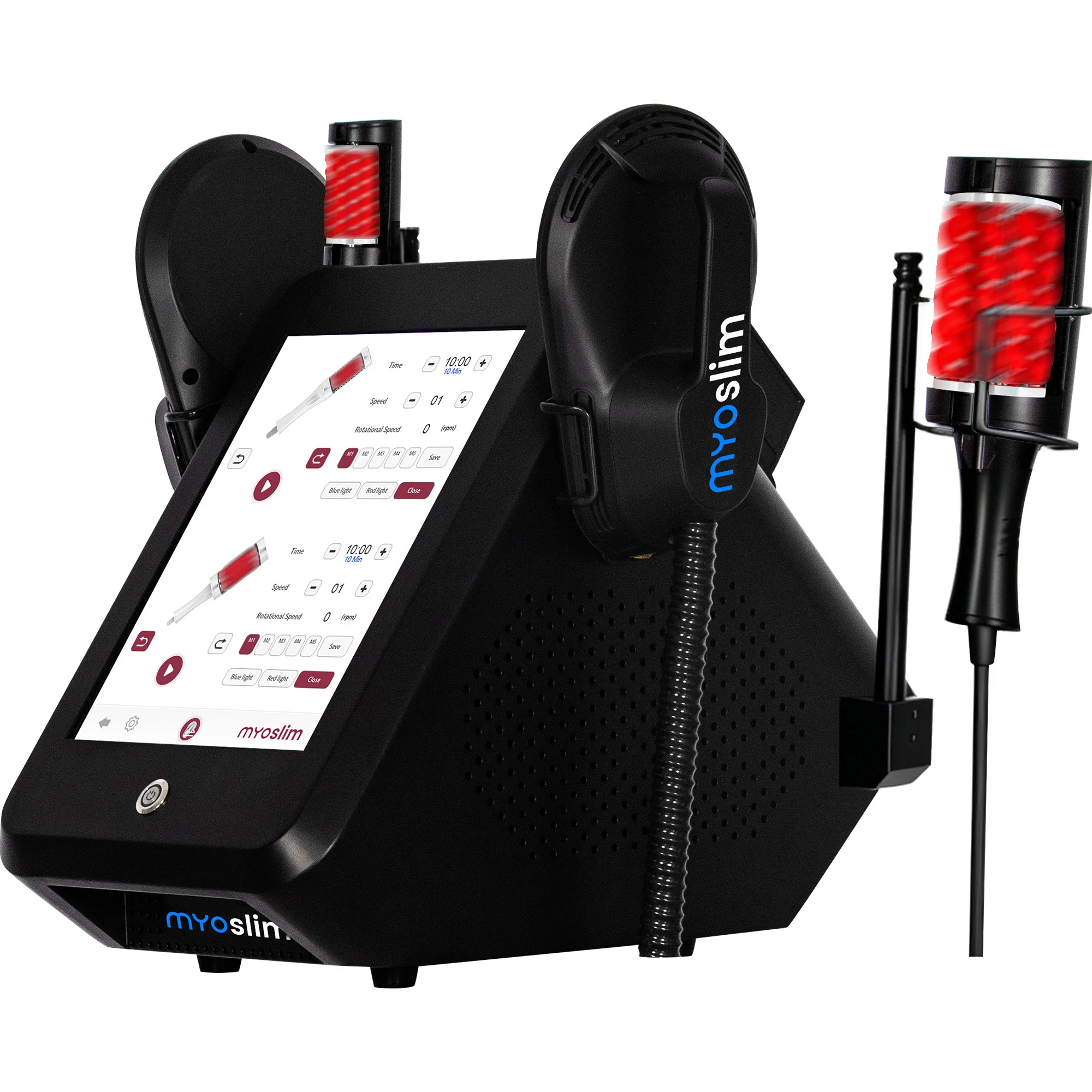 Myoslim Pro 6500W Vacuum Roller 360 Degree Body Sculpting Machine Rf Hi Emt No Blind Spot Cellulite Reduction Fat Burning