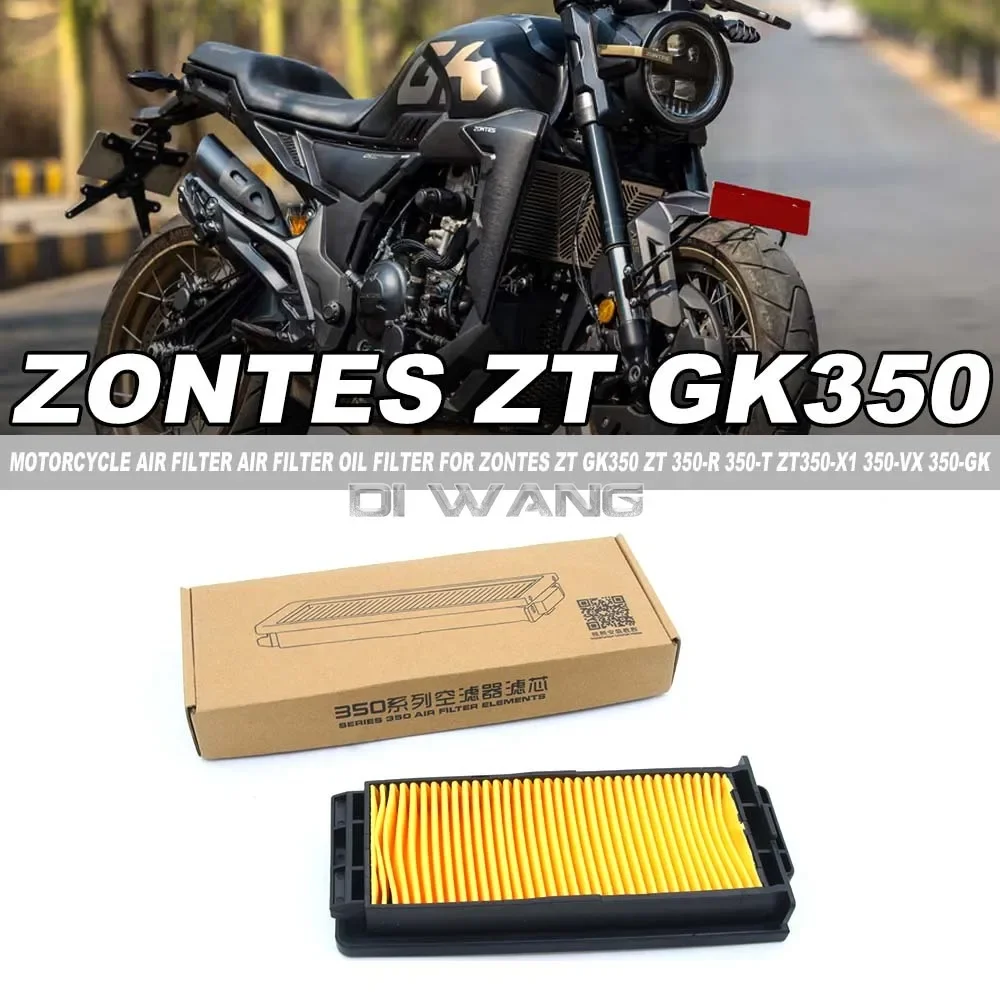 

Motorcycle Original Air Filter Filter Element Engine Oil Filter FOR ZONTES GK350 ZT350 ZT350R ZT350T ZT350X1 ZT350VX