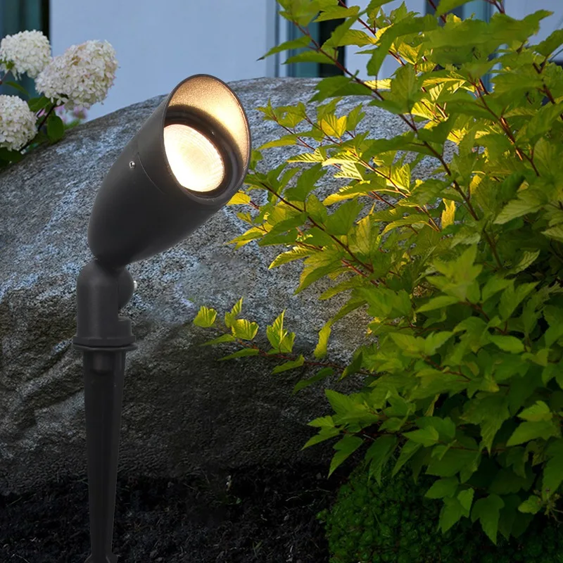 Outside Spotlight LED Spike Lawn Lamp Outdoor Waterproof Garden Grass Villa Park Path Trees Landscape Ground Light