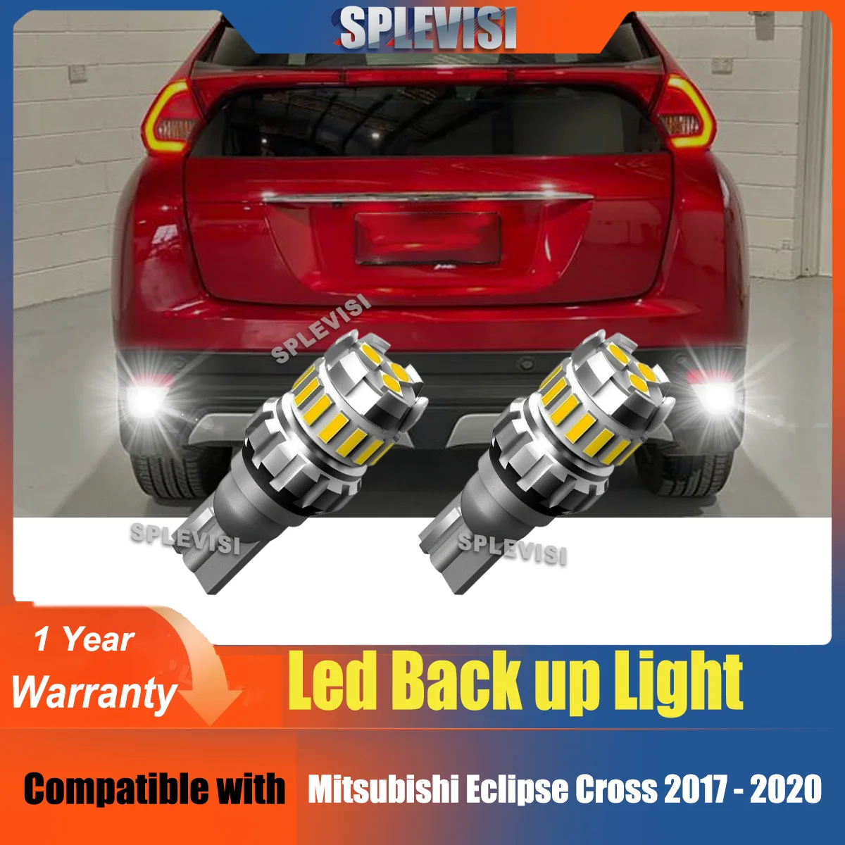 

T15 W16W Car LED Reverse Backup Lamp 6000K Xenon White SMD 3030 4014 For Mitsubishi ASX Eclipse Cross Galant Suzuki Grand Vitara