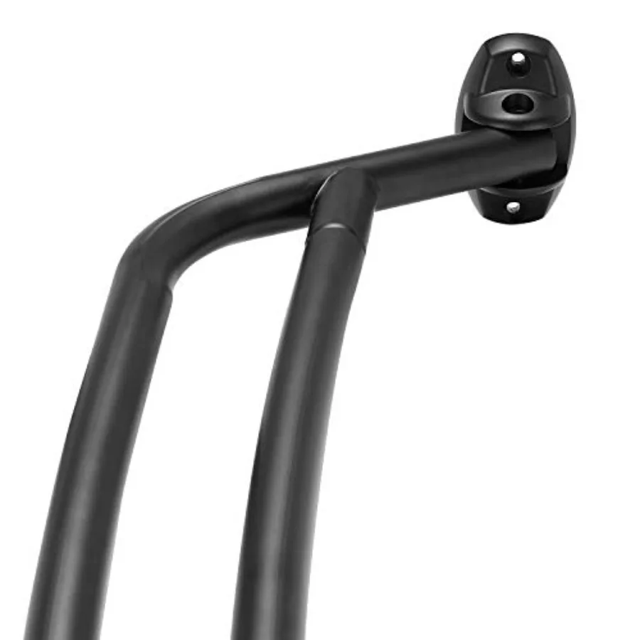

YunNephele Shower Curin Rod Double Curved Curin Rod for Baromm Adable 45" to 72" Matt Blk