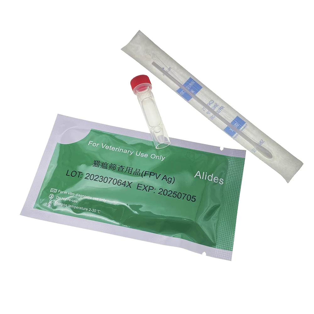 Veterinary Diagnosis Feline Panleukopenia Virus Antigen Rapid Test Kit FPV Test Strip Cat Detection Card At Home Or Clinic 10pcs