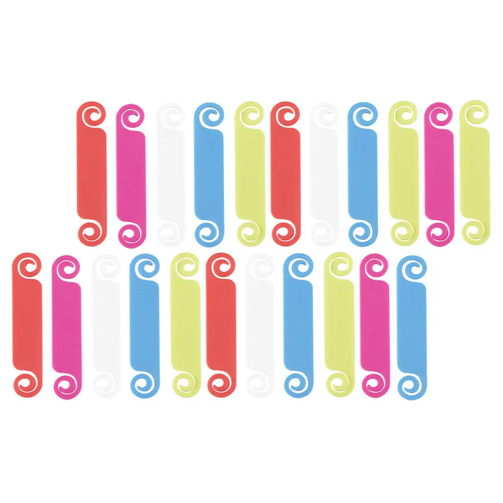 

50 шт. разноцветных идентификационных бирок для кабелей, этикетки для USB-проводов и организации кабелей, маркеры для идентификации проводов