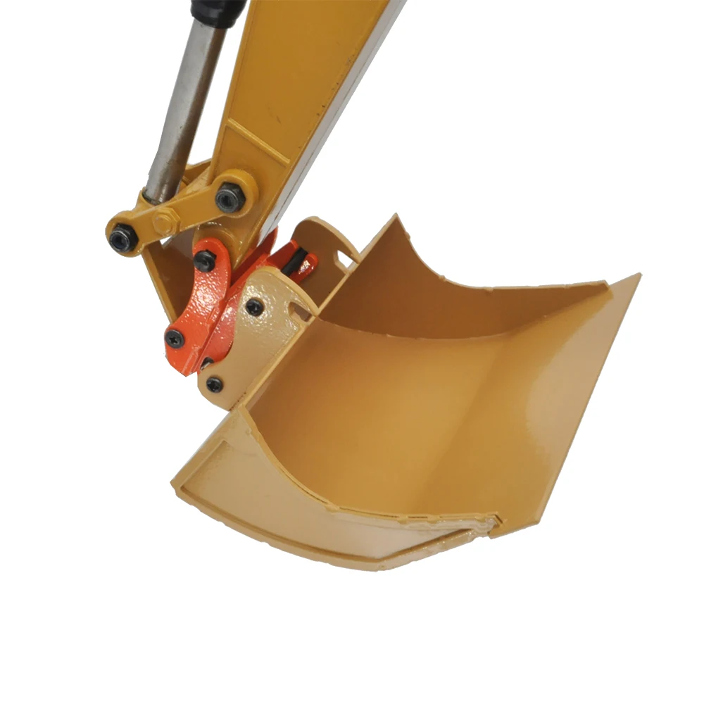 RC جديد المعادن واسعة حفارة مسطحة دلو ل Doube E EC160 E010 E111 HUINA 1592 1535 1550 1580 1593 1594 1599 RC حفارة أجزاء