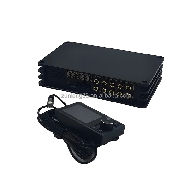4*50W High Level 4 in 4 Out  8 Out  Class AB DSP Power Amplifier Digital Audio