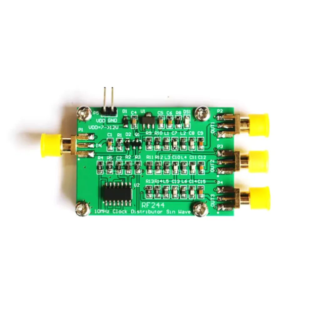 10MHz Pulse Input to Sine Wave Output Signal Crossover Amplifier