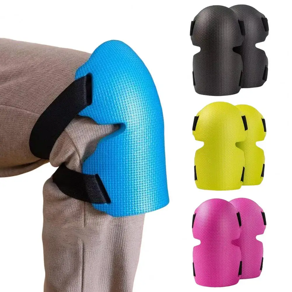 2PCS Extra Thick Foam Gardening Cleaning Knee Pads Anti-slip Thickened Adjustable Sports Knee Protectors Work Flooring Knee Pads