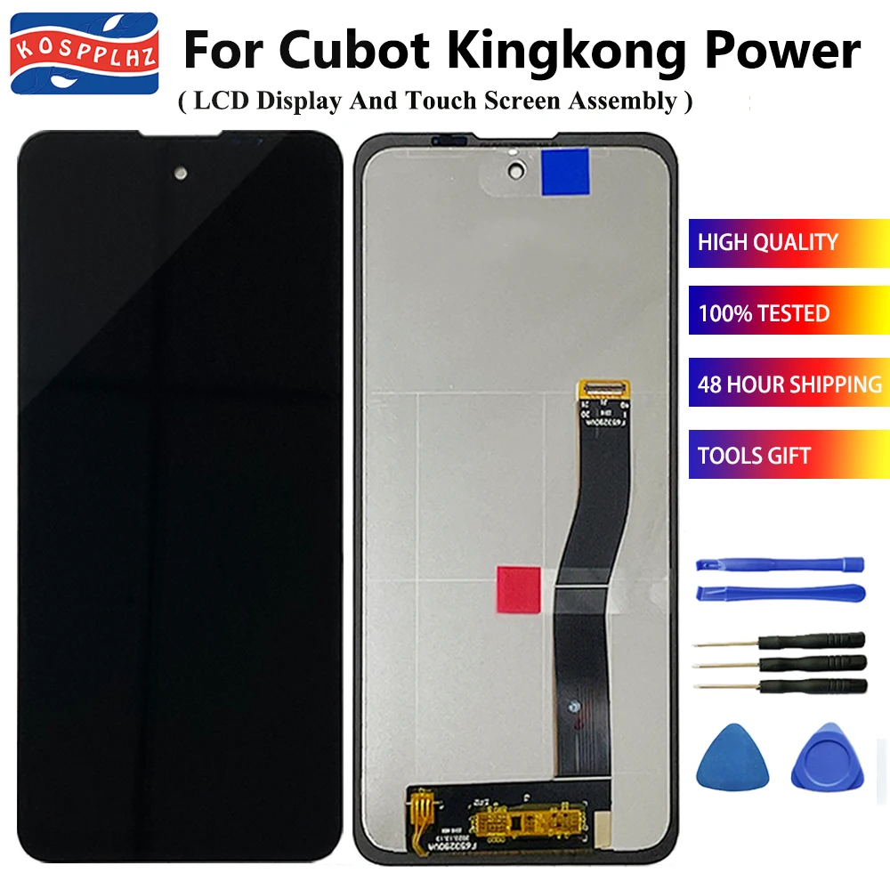 100% протестировано хорошо для Cubot KingKong Power ЖК-дисплей с сенсорным экраном, переднее стекло, дигитайзер, замена FHD для King Kong Power LCD
