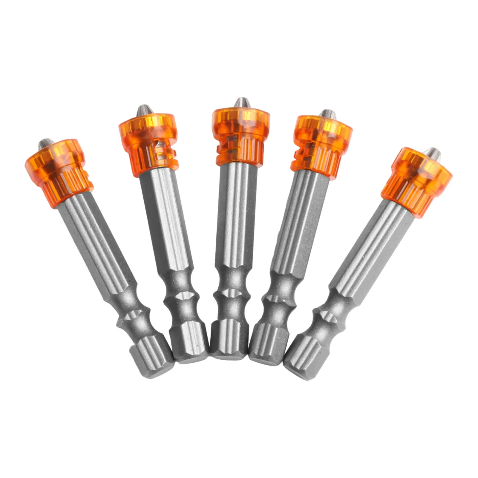 

5pcs PH2 Magnetic Cross Screwdriver Bits Set 1/4 Inch Hex Shank Alloy Electric Power Driver Bit Set For Plasterboar