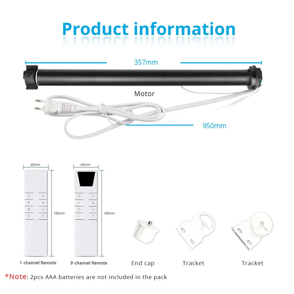 Zemismart WiFi Tuya Smart Life Curtain Motor for 36 37mm Tube Alexa Google Home Control Roller Blind Motorized Shutter Engine