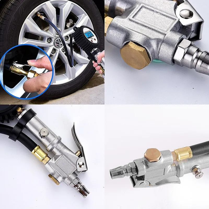 

High Precision Liquid Crystal Digital Tire Pressure Gauge Automatic Air Pressure Gauge