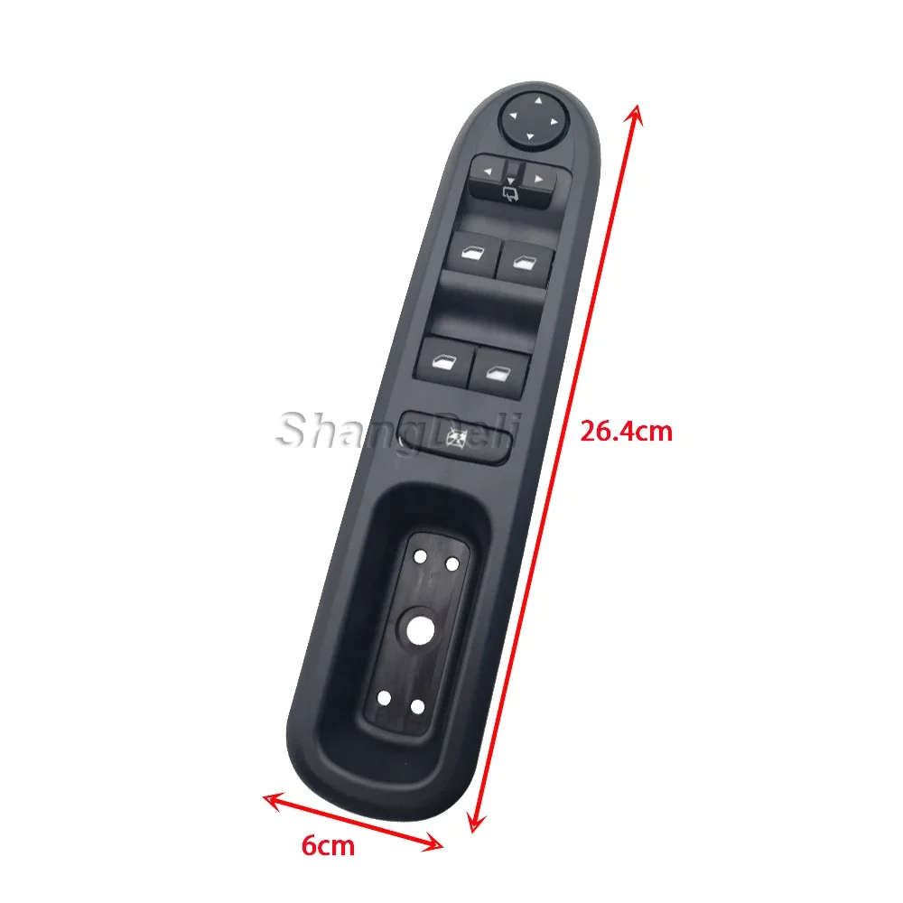 Left Drive Side Power Window Lifter Control Switch Button For Peugeot 407 2004 - 2010