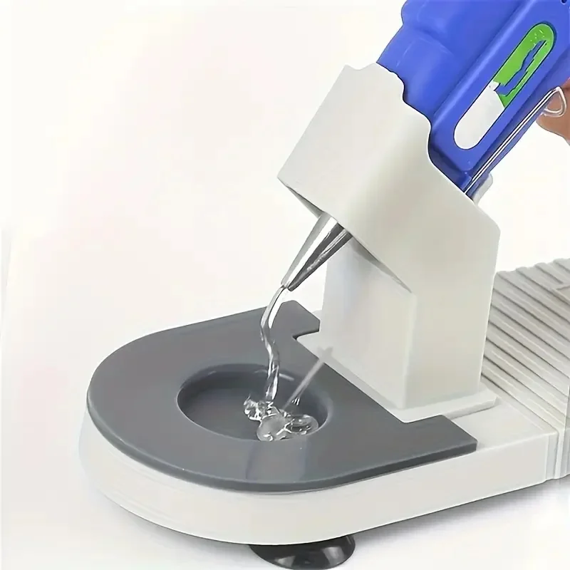Hot Glue Gun Holder Plastic Hot Melt Glue Gun Base Stand Organizer Storage Rack Accessories Home DIY Repair Tools 3