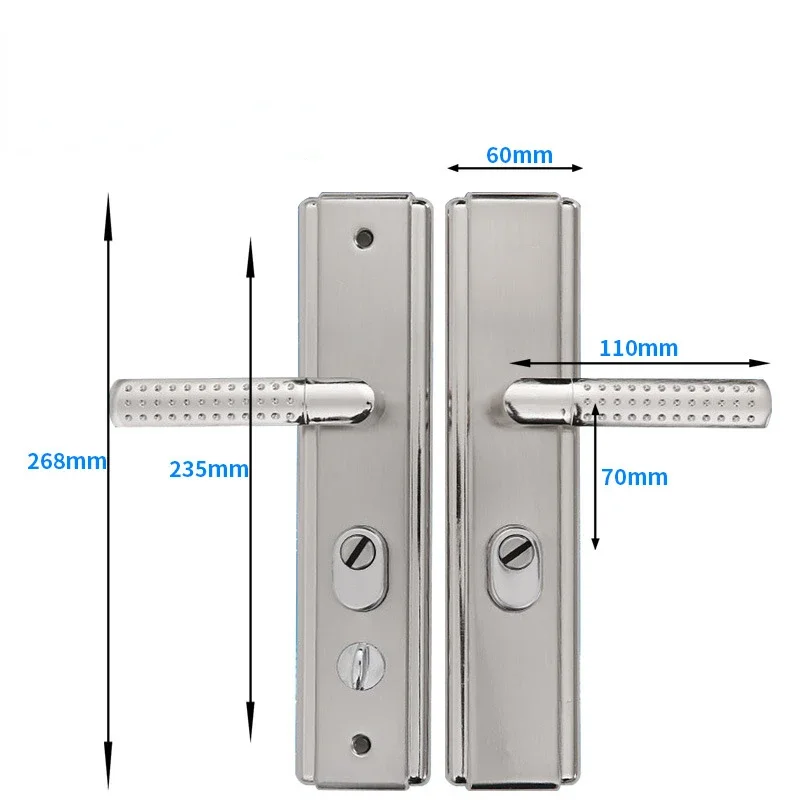 Multi Functional Mechanical Door Lock, Anti-theft Door, Household Universal Lock Panel, Door Entry Handle