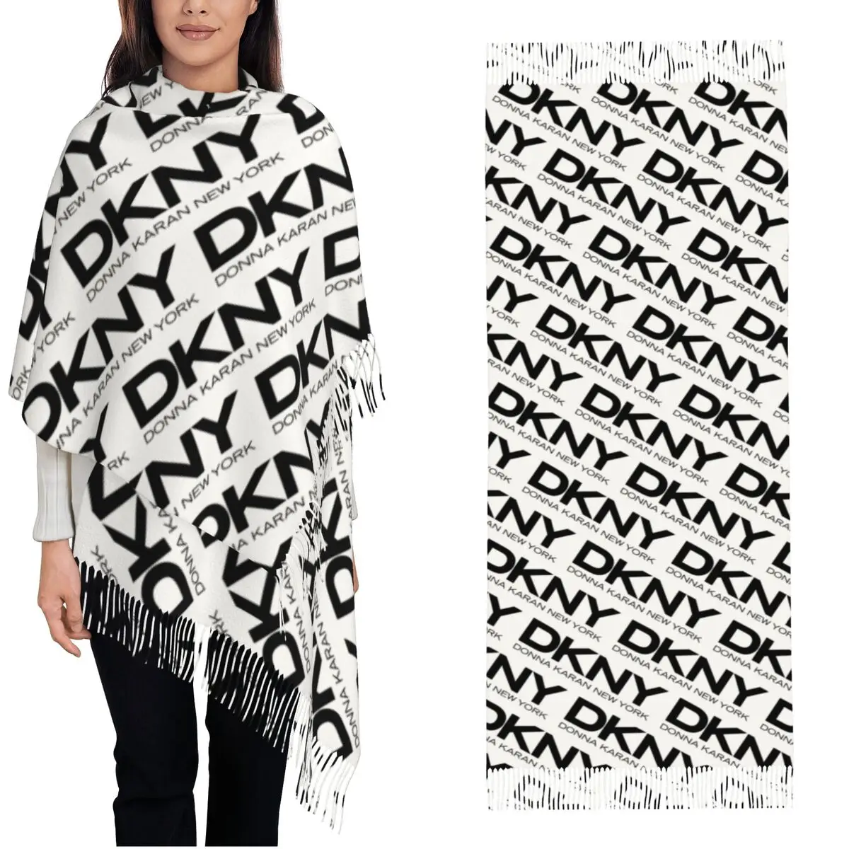 DKNYs Scarf for Women Winter Warm Pashmina Shawl Wrap Long Large Shawl Scarf Ladies