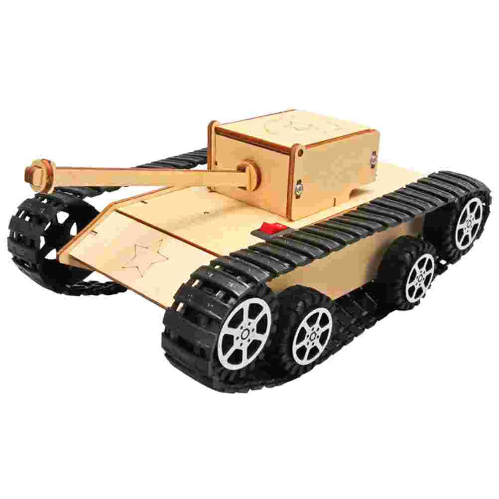 

Toy DIY Tank Toddler Assembly Kids Toys Bulk Electric Train Khaki for The Assembling Child