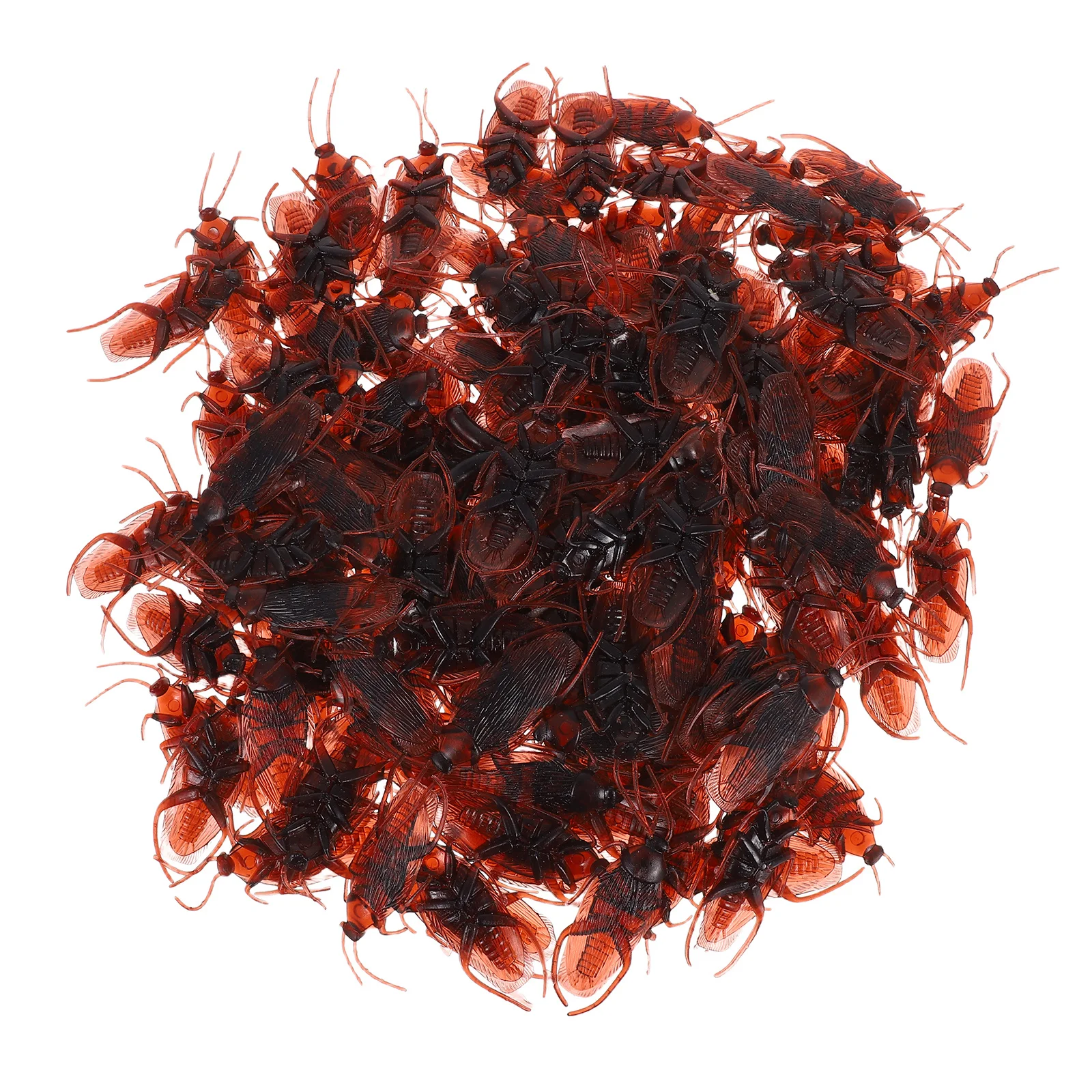 

150Pcs Realistic Fake Roach Simulation Cockroach Bugs Premium Plastic Prank for Halloween Party April Fools Fun Scare