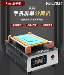 KAISI KT-406 7inch Vacuum Screen LCD Separator Machine For Flat/Curved Display Cutting OCA Separating Glass Repair Tool