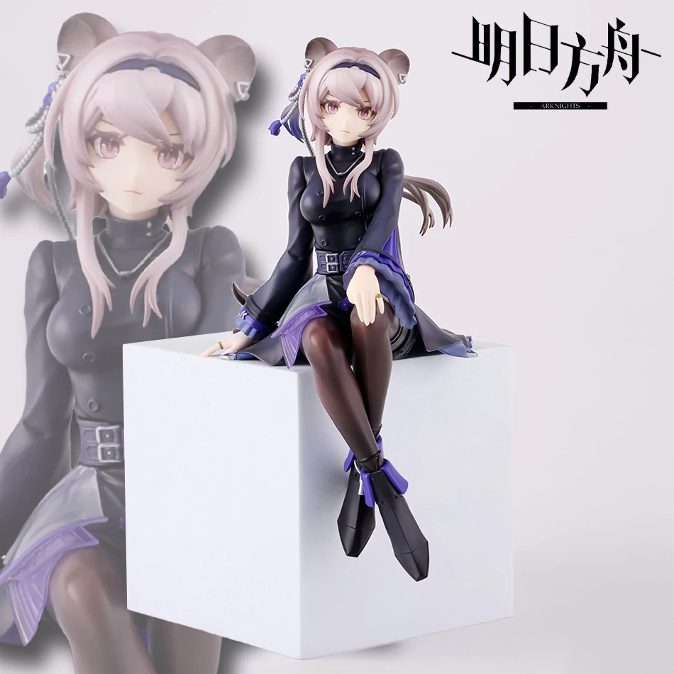 Figura de Anime Arknights Lin, figura de tapón de fideos, modelo de figura de acción de PVC, colección bonita, decoración de escritorio, juguetes Figuart, regalos
