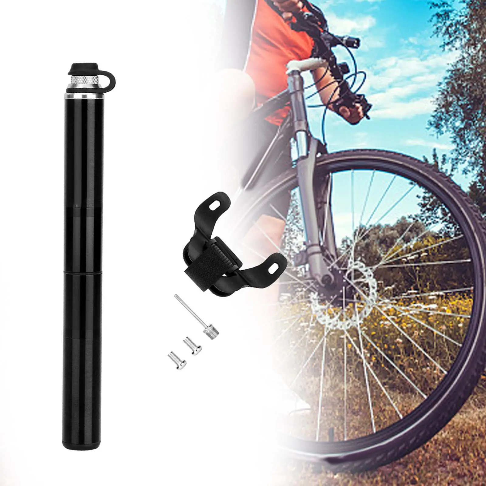 Bike Pumps Handheld Easy Carry Bicycle Pump Tire Pump Balloon Basketball