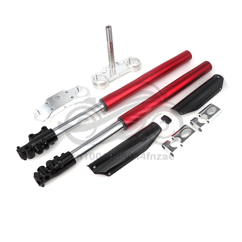 1 Set Motorcycle 710mm front fork inverted shock absorber assembly for Apollo Kawasaki off-road vehicle parts