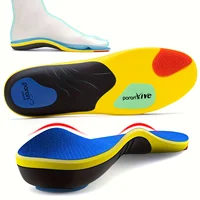 Plantillas de soporte para arco de alta resistencia, 240 libras, absorción de impacto deportiva, plantillas ortopédicas resistentes al desgaste, alivio del dolor